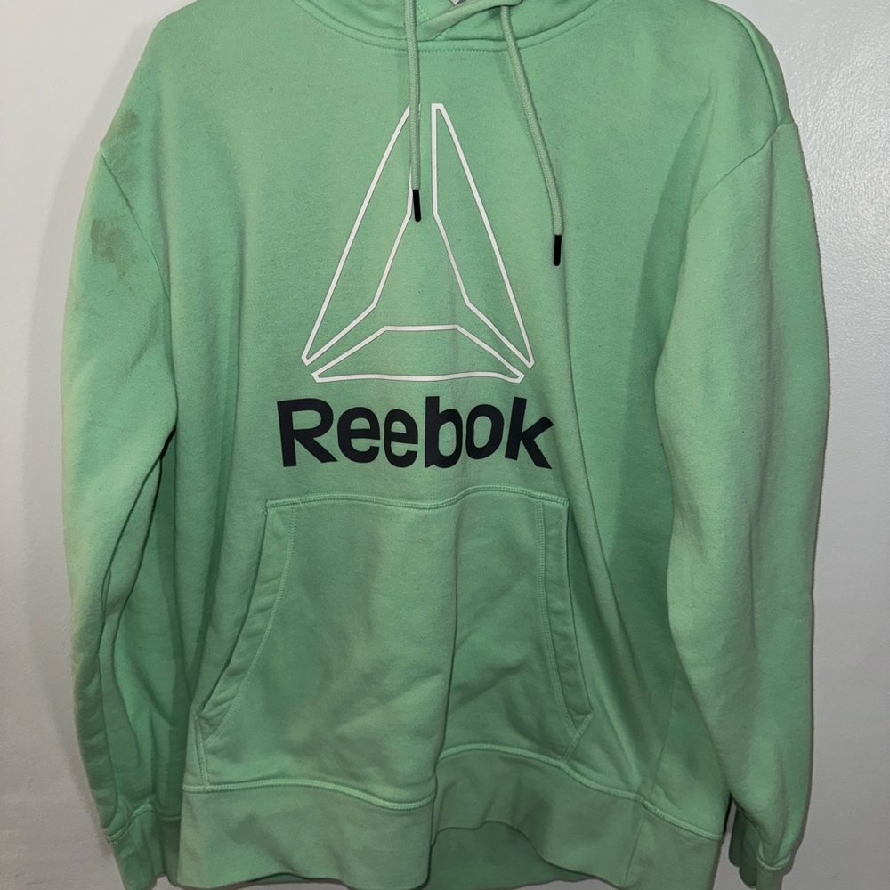 Reebok Men's Mint Green Hoodie